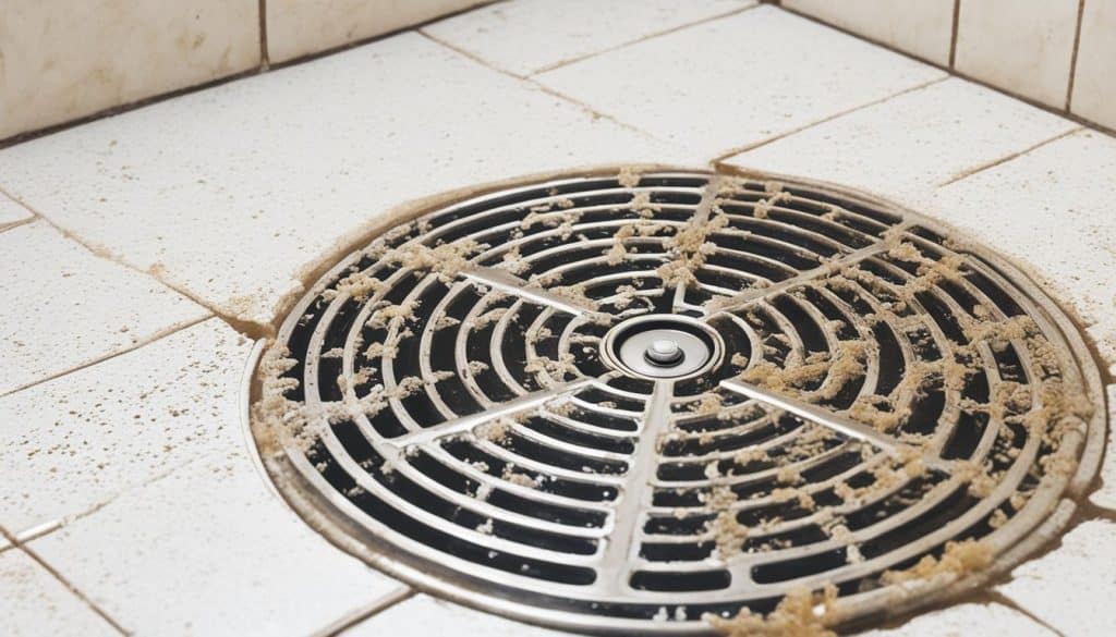 clogged drain in shower - Drain Cleaning
