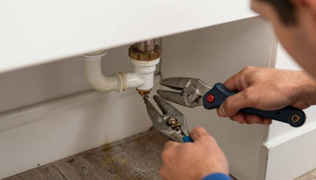 Burst pipe repair by Chicago plumbing services technician Burst pipe repair by Chicago plumbing services technician