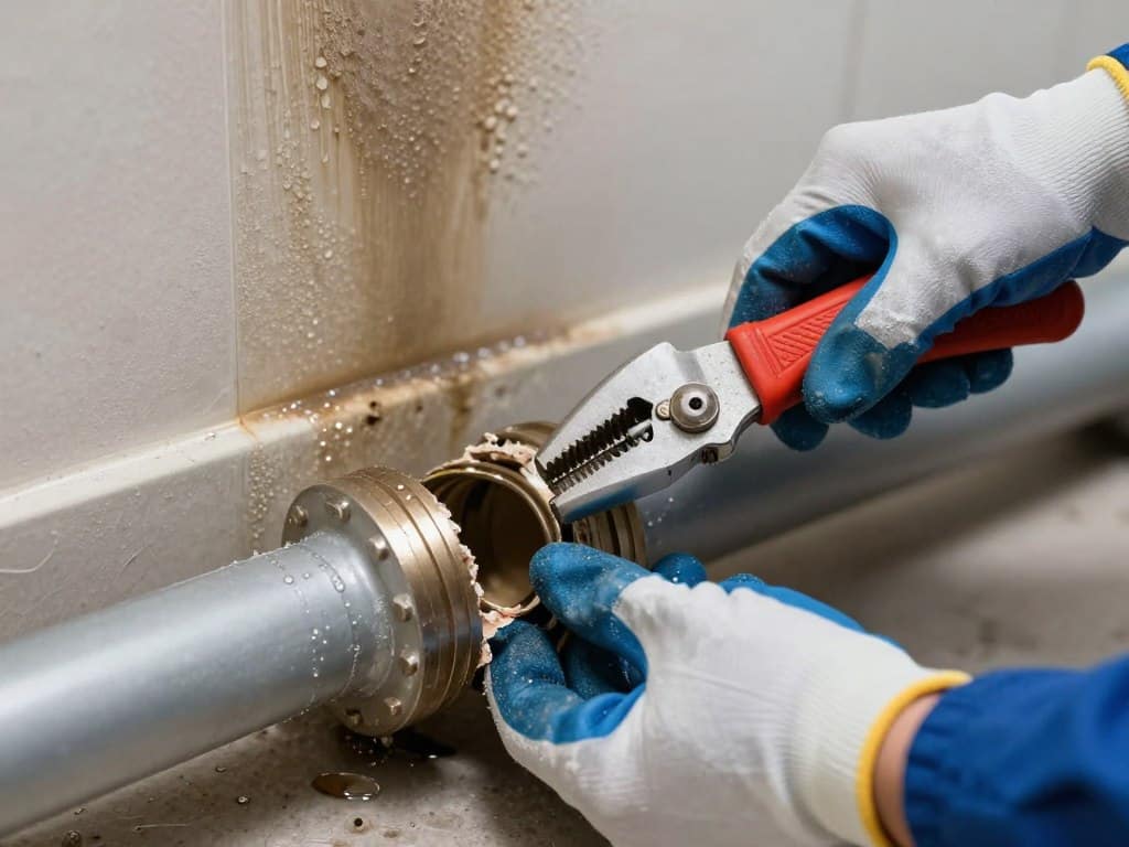 Burst pipe repair service in Chicago area
