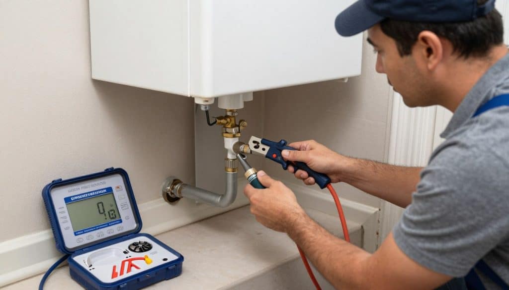 Gas pipe installation by Chicago plumbing services company Gas pipe installation by Chicago plumbing services company