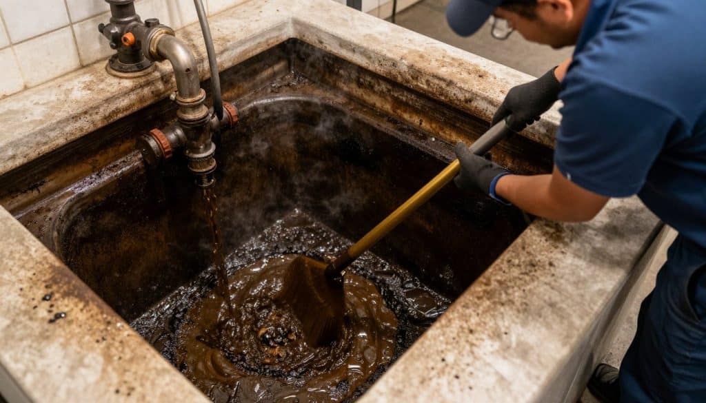 Grease trap cleaning by Chicago plumbing services specialists Grease trap cleaning by Chicago plumbing services specialists