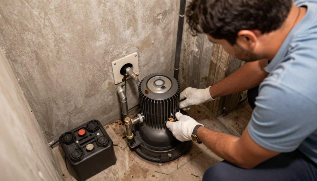 Sump pump installation by Chicago plumbing services professionals Sump pump installation by Chicago plumbing services professionals