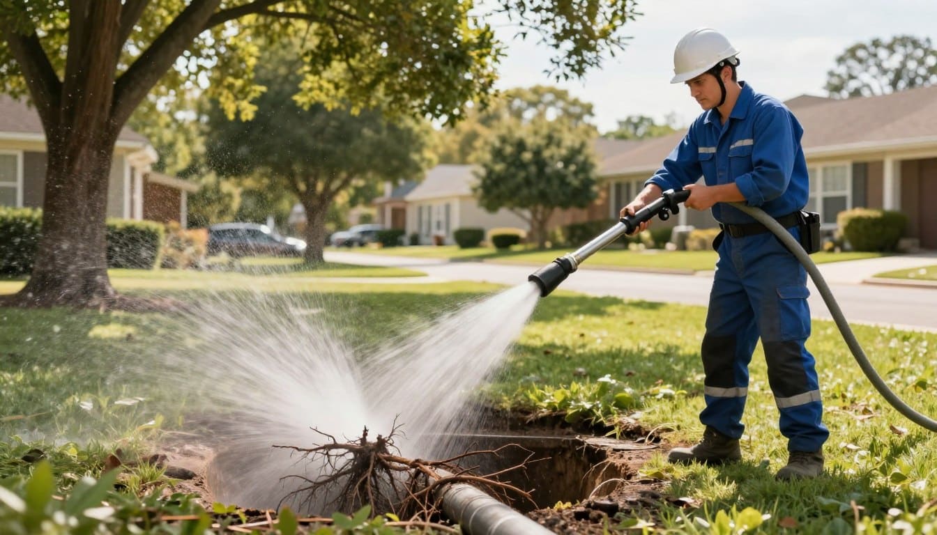 Can Hydro Jetting Remove Tree Roots from Pipes? J Sewer & Drain Plumbing