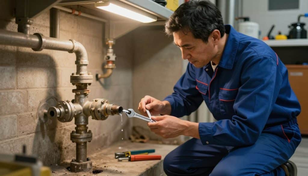 repair gas pipe leak - gas pipe replacement