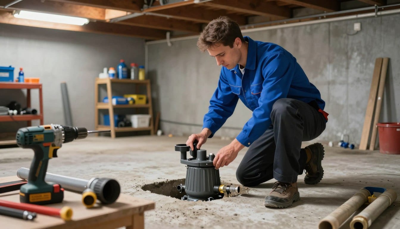 Professional Sump Pump Installation in Basement | J Sewer & Drain Plumbing