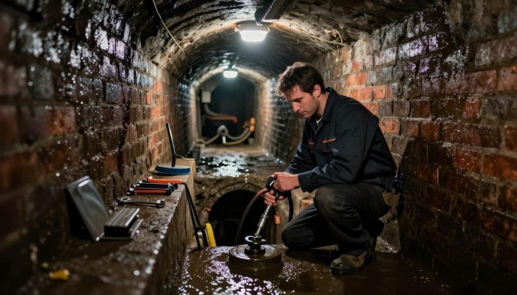 sewage backup in house - plumber for sewage backup